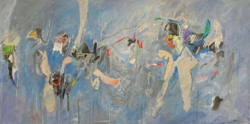 Circle of Days 36 x 72 Acrylic on Canvas