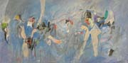 Circle of Days 36 x 72 Acrylic on Canvas